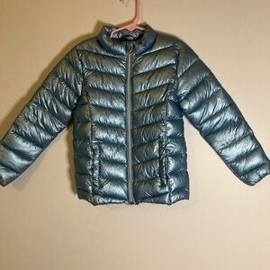 Urban Republic Shiny Blue Puffer Jacket girls size 6X